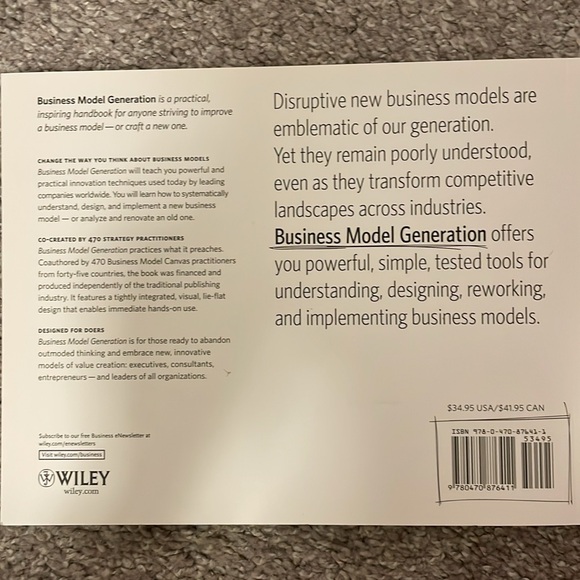 Business Model Generation - Picture 2 of 2